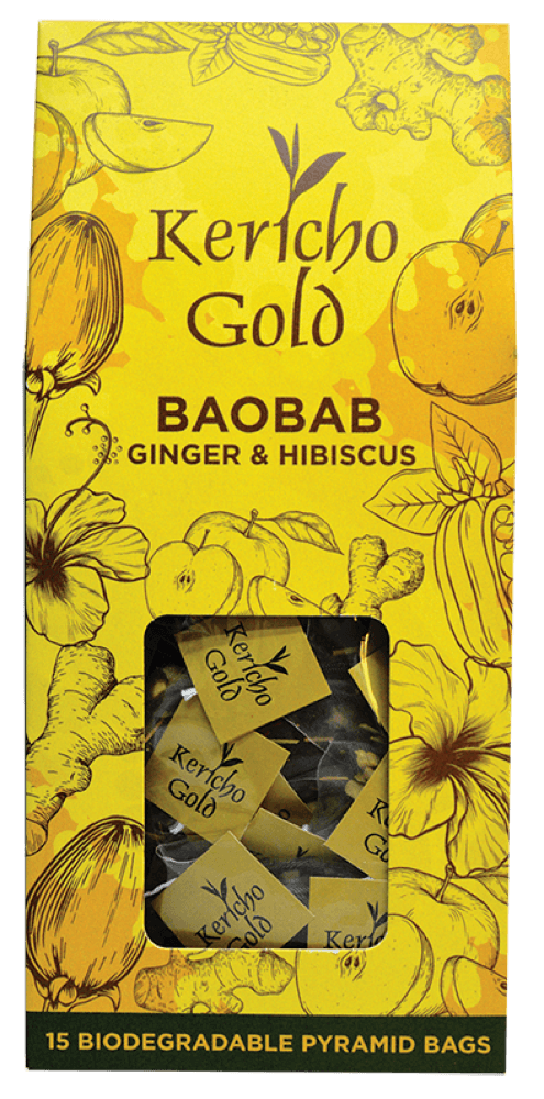 Baobab Ginger & Hibiscus Pyramid x 15