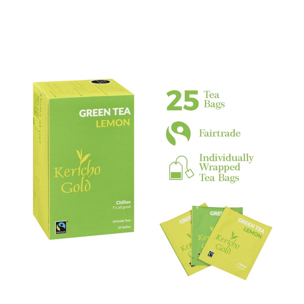 Green Tea & Lemon x 25